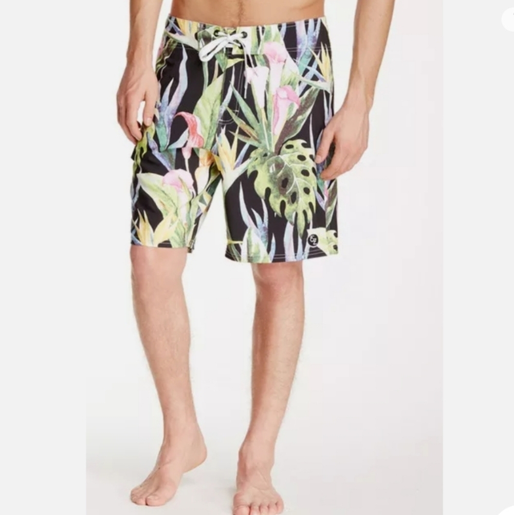 Ezekiel Paradise Lost Board Shorts Size 32W
